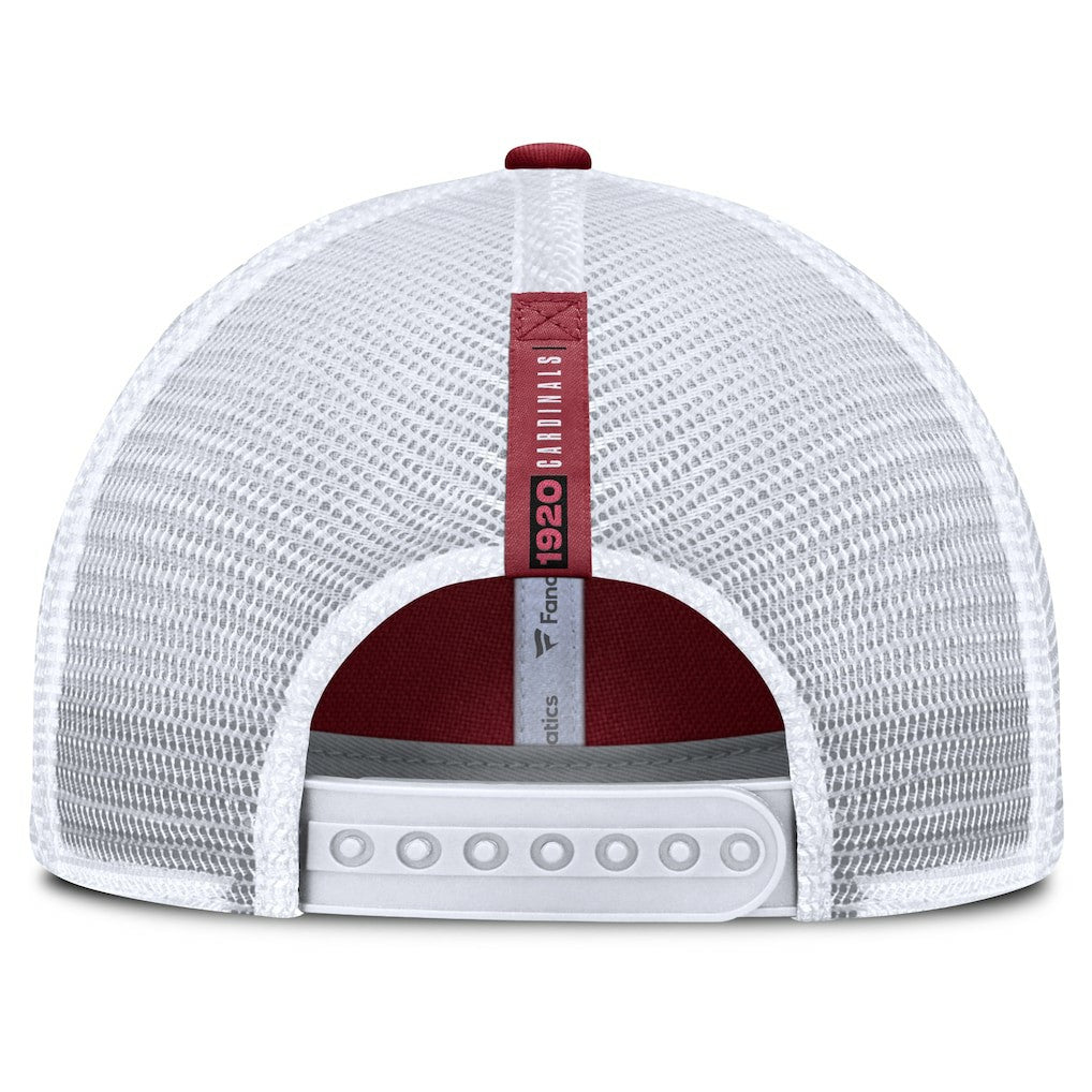 Arizona Cardinals Reverse Trucker Adjustable Hat Cardinal/White - Fanatics