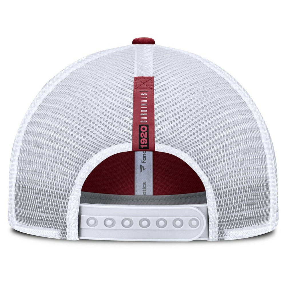 Arizona Cardinals Reverse Trucker Adjustable Hat Cardinal/White - Fanatics