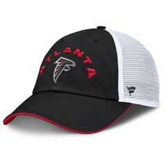 Atlanta Falcons Reverse Trucker Adjustable Hat Black/White - Fanatics