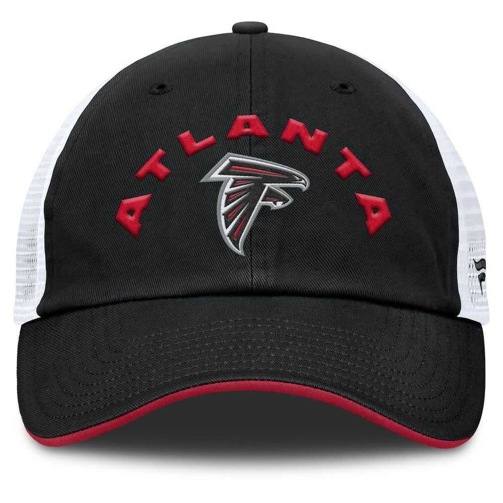 Atlanta Falcons Reverse Trucker Adjustable Hat Black/White - Fanatics