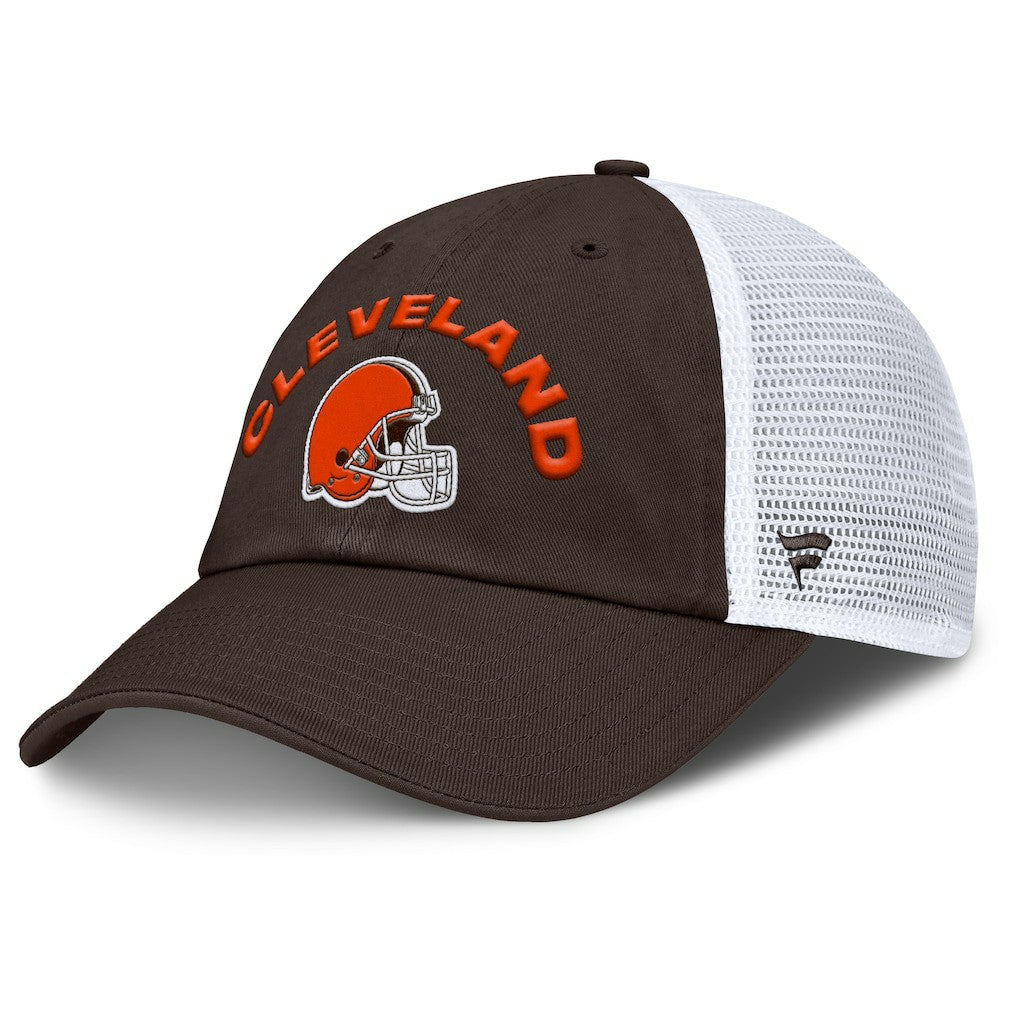 Cleveland Browns Reverse Trucker Adjustable Hat Brown/White - Fanatics