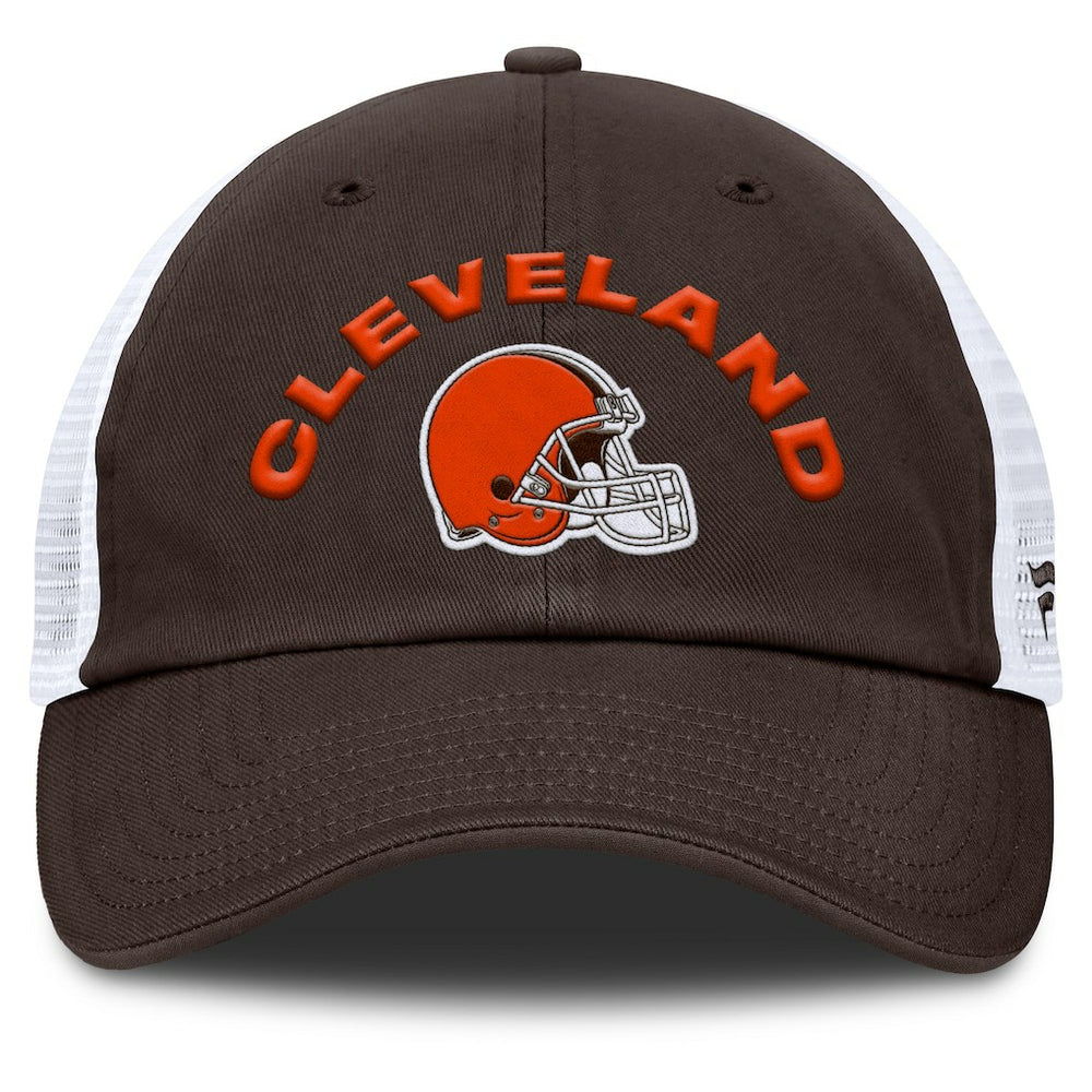 Cleveland Browns Reverse Trucker Adjustable Hat Brown/White - Fanatics