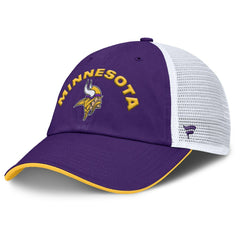 Minnesota Vikings Reverse Trucker Adjustable Hat Purple/White - Fanatics