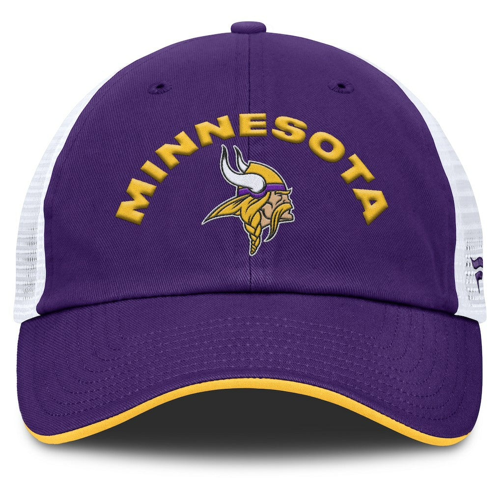 Minnesota Vikings Reverse Trucker Adjustable Hat Purple/White - Fanatics