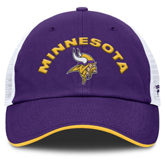 Minnesota Vikings Reverse Trucker Adjustable Hat Purple/White - Fanatics