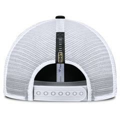 New Orleans Saints Reverse Trucker Adjustable Hat Black/White - Fanatics