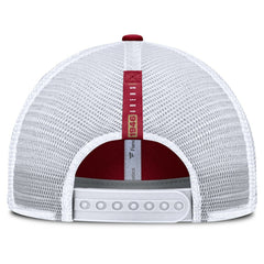 San Francisco 49ers Reverse Trucker Adjustable Hat Scarlet/White - Fanatics