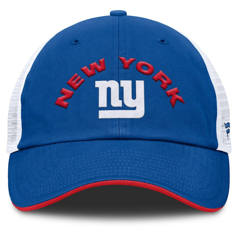 New York Giants Reverse Trucker Adjustable Hat Royal/White - Fanatics