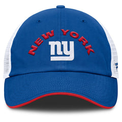 New York Giants Reverse Trucker Adjustable Hat Royal/White - Fanatics