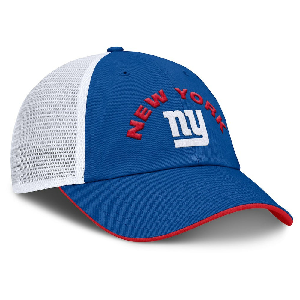 New York Giants Reverse Trucker Adjustable Hat Royal/White - Fanatics