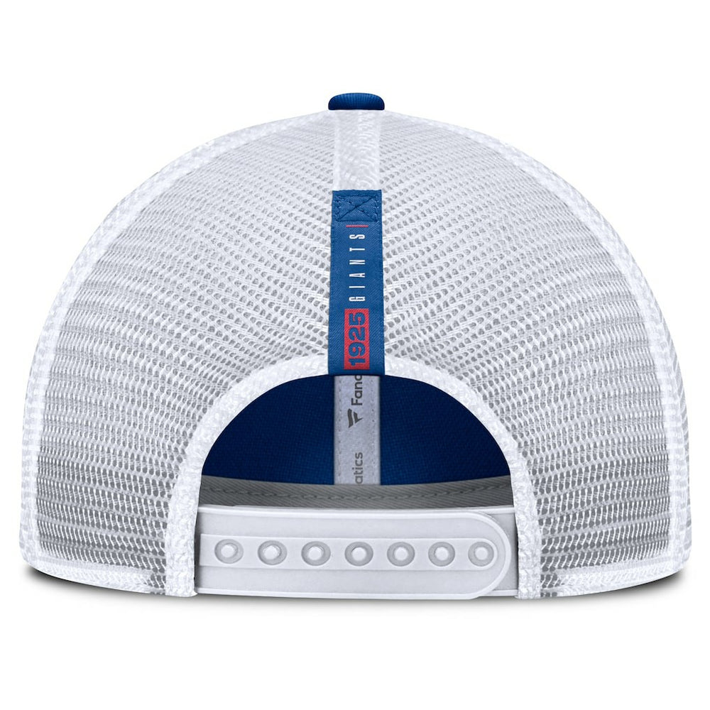 New York Giants Reverse Trucker Adjustable Hat Royal/White - Fanatics