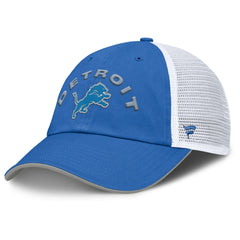 Detroit Lions Reverse Trucker Adjustable Hat Blue/White - Fanatics