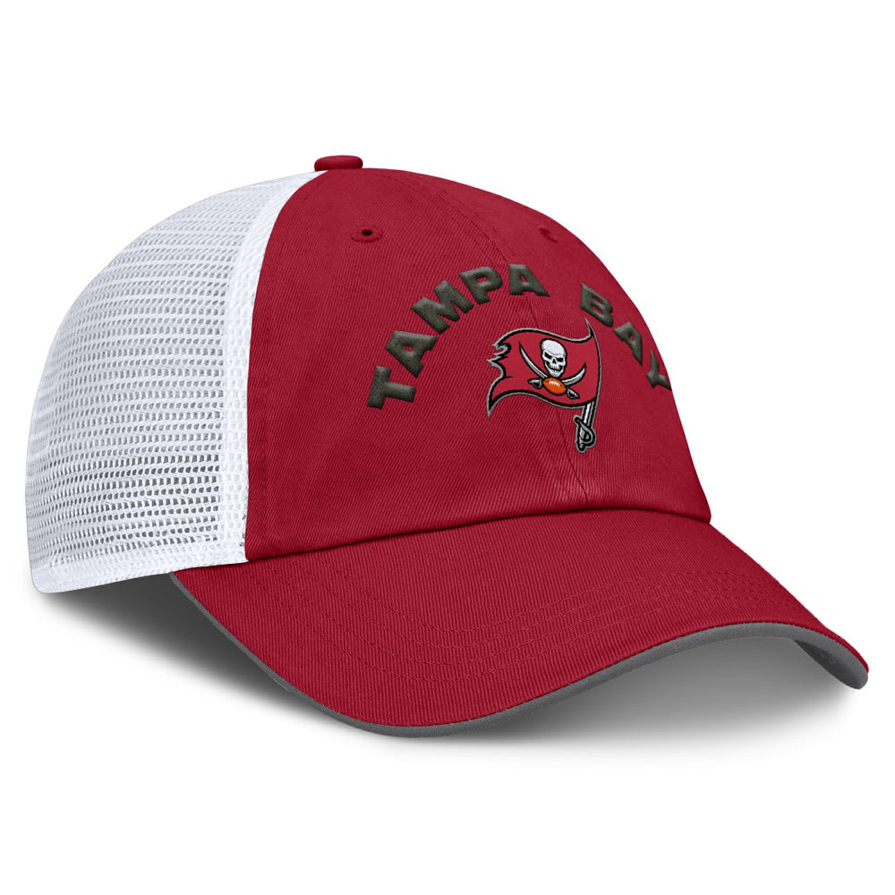 Tampa Bay Buccaneers Reverse Trucker Adjustable Hat Red/White - Fanatics