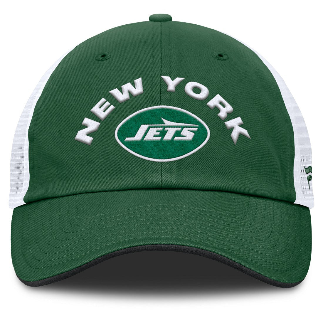 New York Jets Reverse Trucker Adjustable Hat Green/White - Fanatics