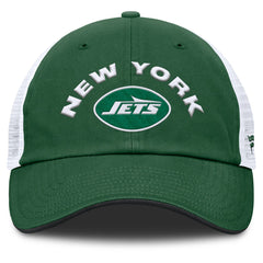 New York Jets Reverse Trucker Adjustable Hat Green/White - Fanatics