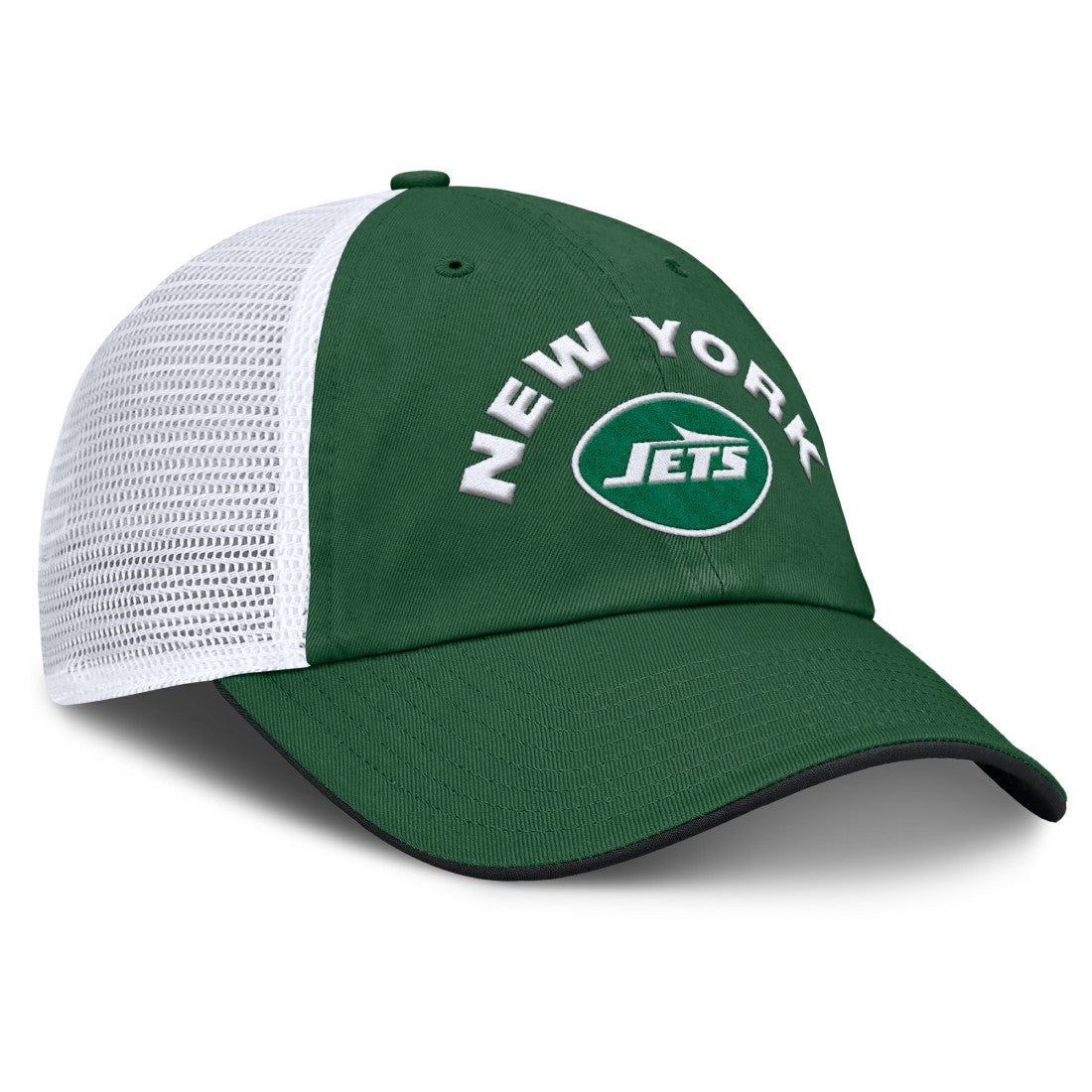 New York Jets Reverse Trucker Adjustable Hat Green/White - Fanatics