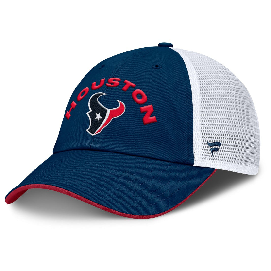 Houston Texans Reverse Trucker Adjustable Hat Navy/White - Fanatics