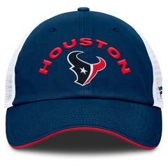 Houston Texans Reverse Trucker Adjustable Hat Navy/White - Fanatics