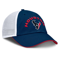 Houston Texans Reverse Trucker Adjustable Hat Navy/White - Fanatics
