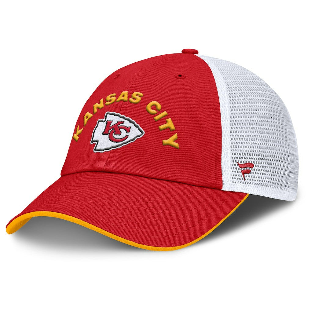 Kansas City Chiefs Reverse Trucker Adjustable Hat Red/White - Fanatics