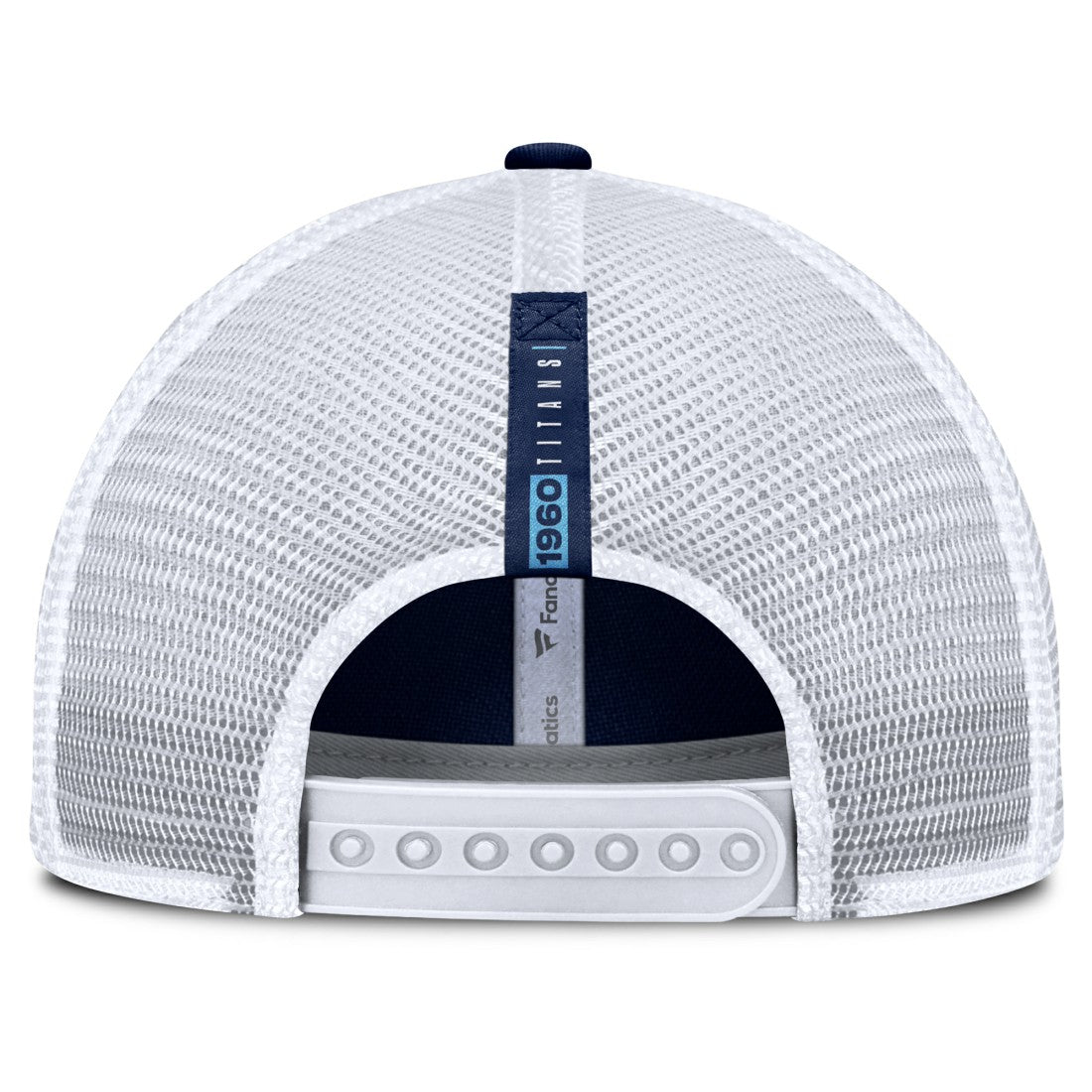 Tennessee Titans Reverse Trucker Adjustable Hat Navy/White - Fanatics