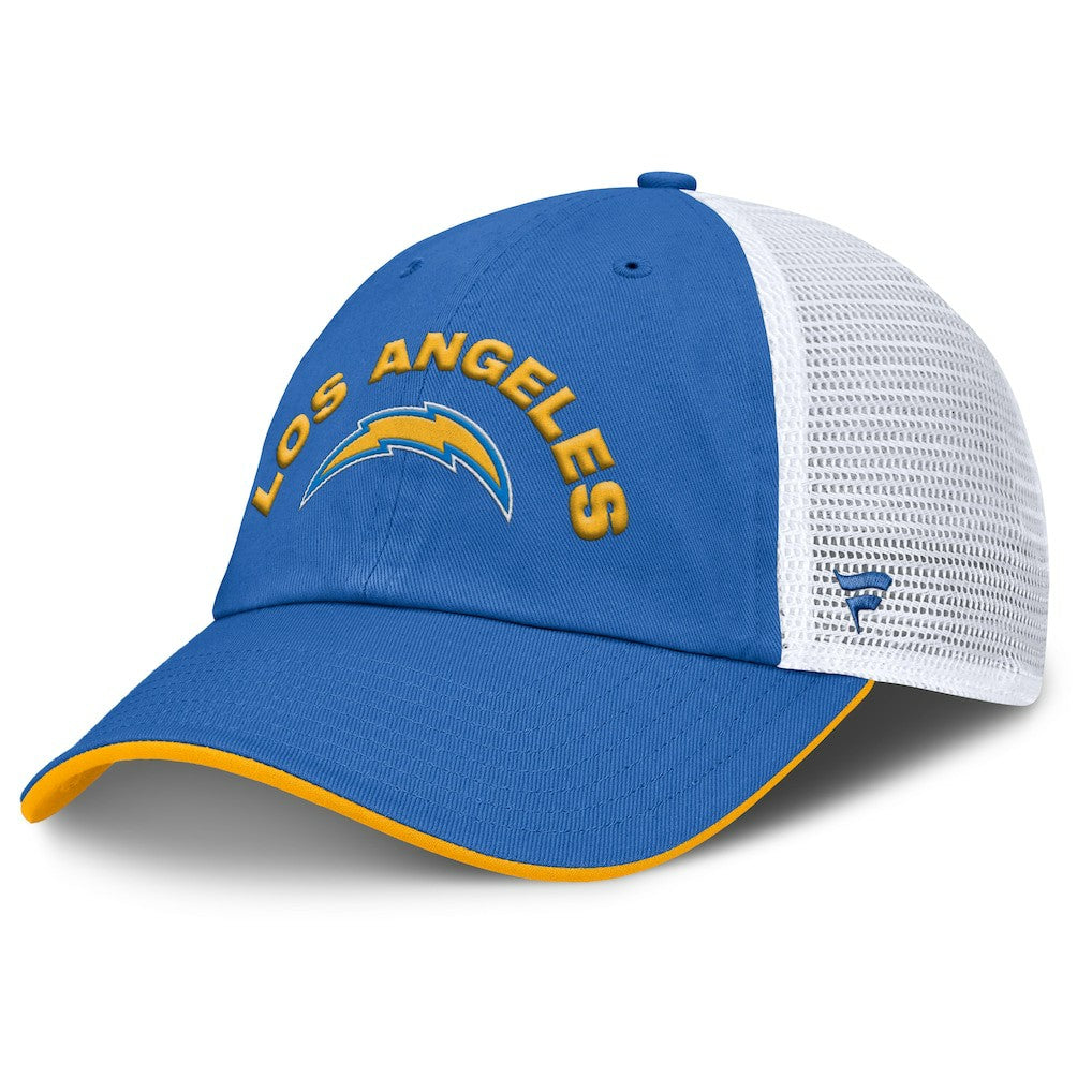 Los Angeles Chargers Reverse Trucker Adjustable Hat Powder Blue/White - Fanatics