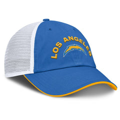 Los Angeles Chargers Reverse Trucker Adjustable Hat Powder Blue/White - Fanatics