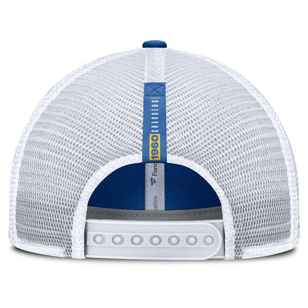 Los Angeles Chargers Reverse Trucker Adjustable Hat Powder Blue/White - Fanatics