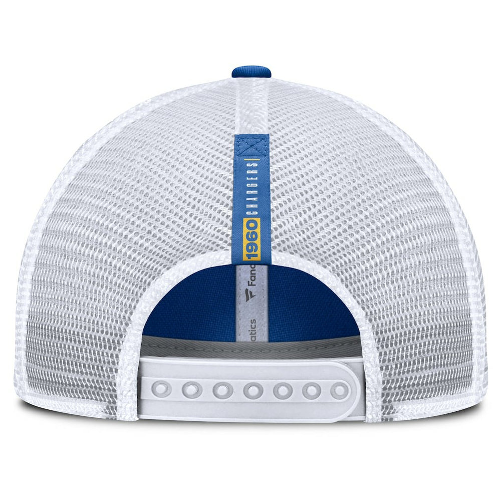 Los Angeles Chargers Reverse Trucker Adjustable Hat Powder Blue/White - Fanatics