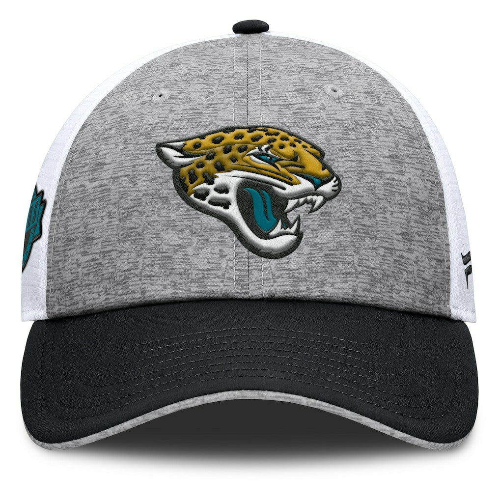 Jacksonville Jaguars Option Trucker Adjustable Hat Gray/Black - Fanatics