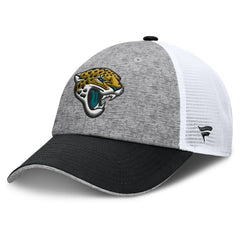 Jacksonville Jaguars Option Trucker Adjustable Hat Gray/Black - Fanatics