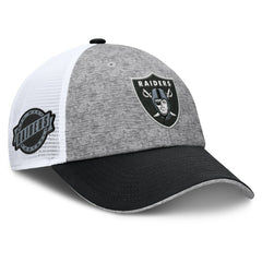 Las Vegas Raiders Option Trucker Adjustable Hat Gray/Black - Fanatics