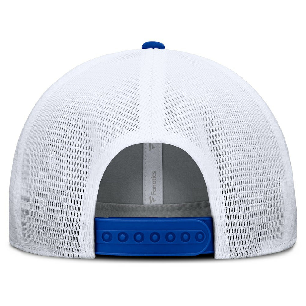 Los Angeles Rams Option Trucker Adjustable Hat Gray/Royal - Fanatics