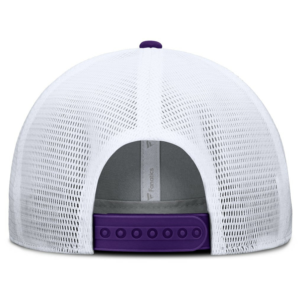 Minnesota Vikings Option Trucker Adjustable Hat Gray/Purple - Fanatics