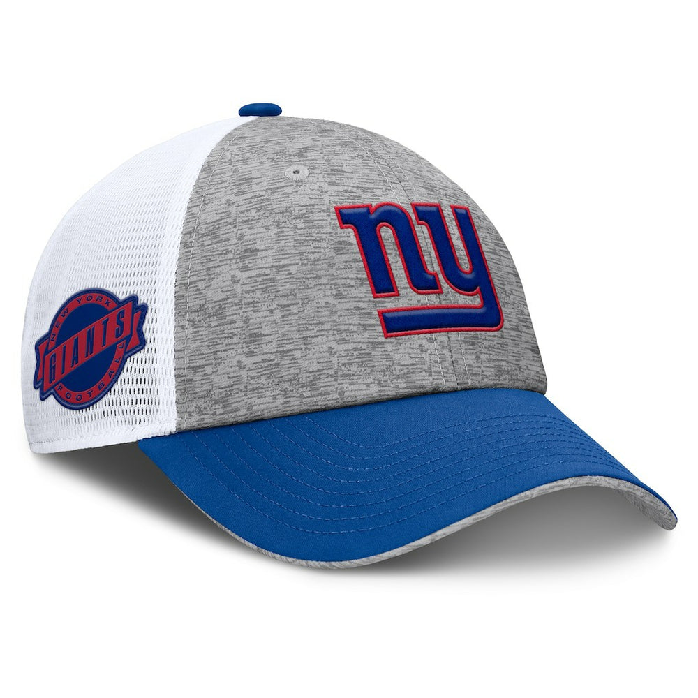 New York Giants Option Trucker Adjustable Hat Gray/Royal - Fanatics