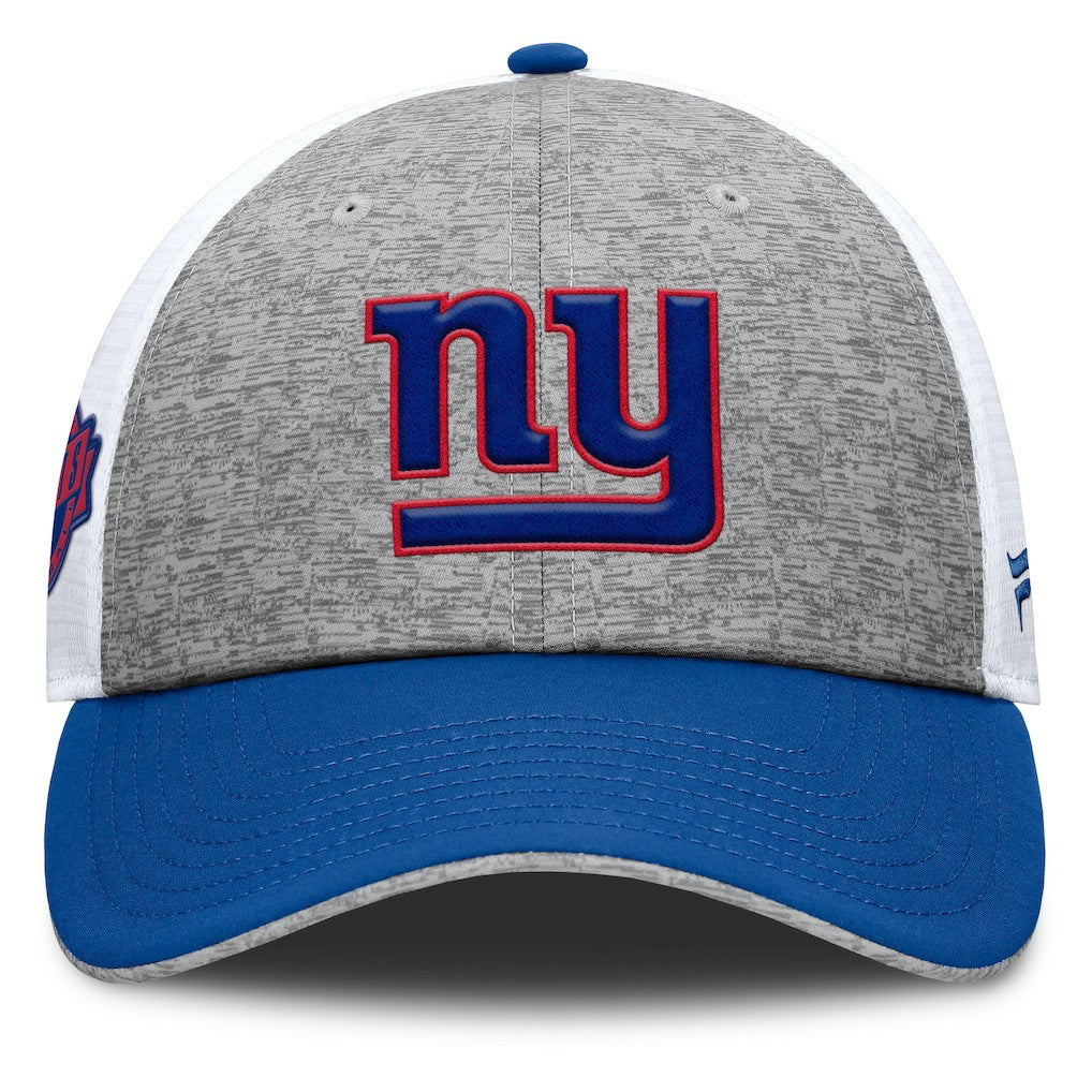 New York Giants Option Trucker Adjustable Hat Gray/Royal - Fanatics