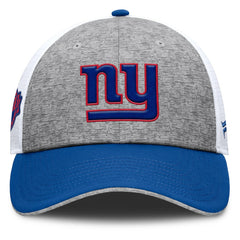 New York Giants Option Trucker Adjustable Hat Gray/Royal - Fanatics