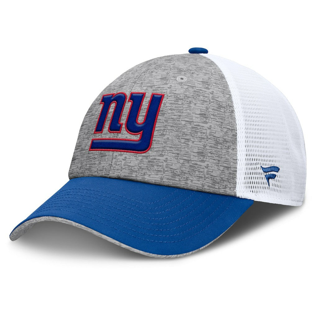 New York Giants Option Trucker Adjustable Hat Gray/Royal - Fanatics