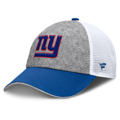 New York Giants Option Trucker Adjustable Hat Gray/Royal - Fanatics