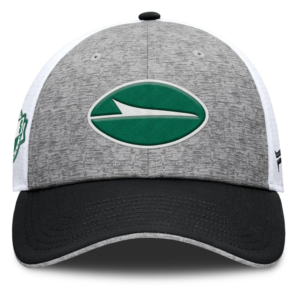 New York Jets Option Trucker Adjustable Hat Gray/Black - Fanatics