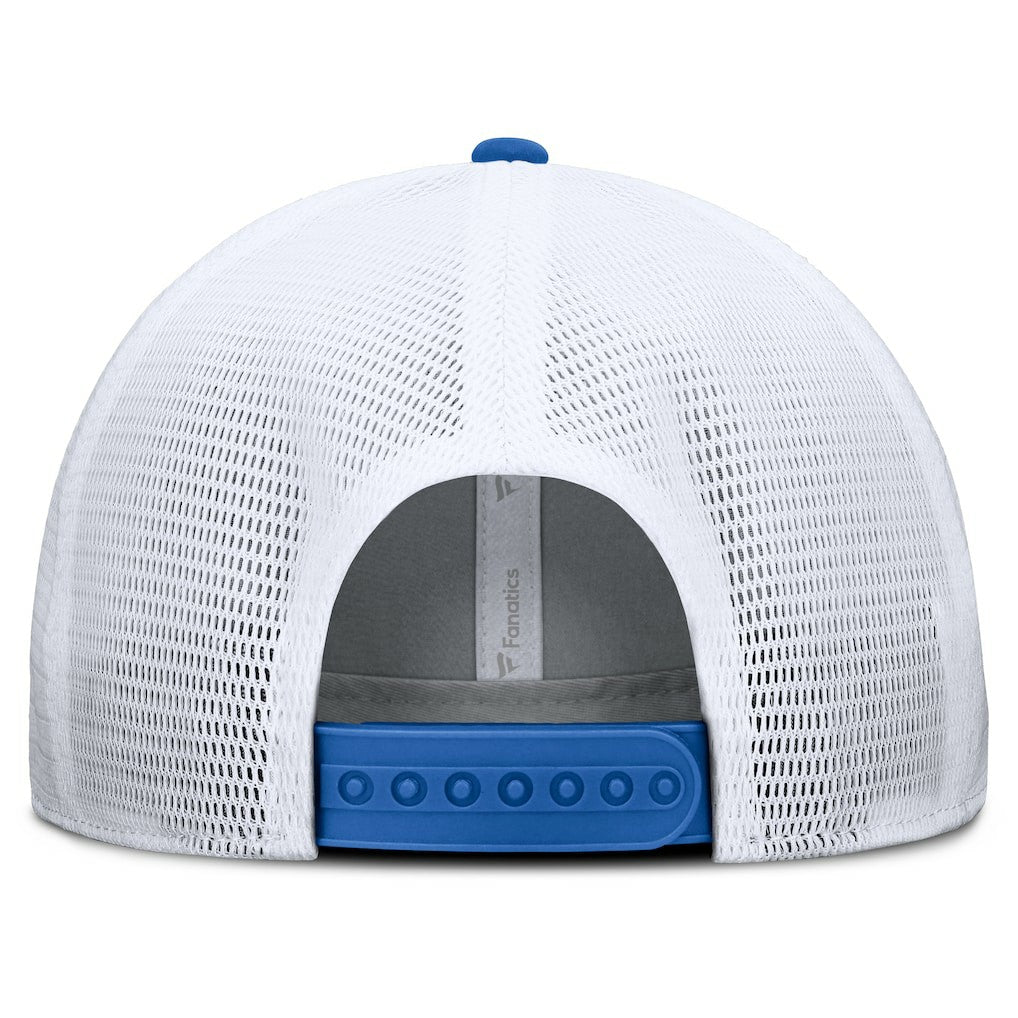 Detroit Lions Option Trucker Adjustable Hat Gray/Blue - Fanatics