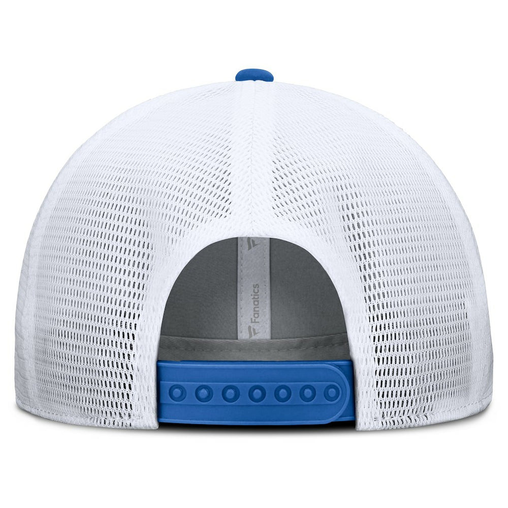 Detroit Lions Option Trucker Adjustable Hat Gray/Blue - Fanatics