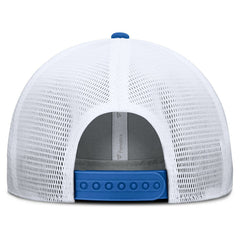 Detroit Lions Option Trucker Adjustable Hat Gray/Blue - Fanatics