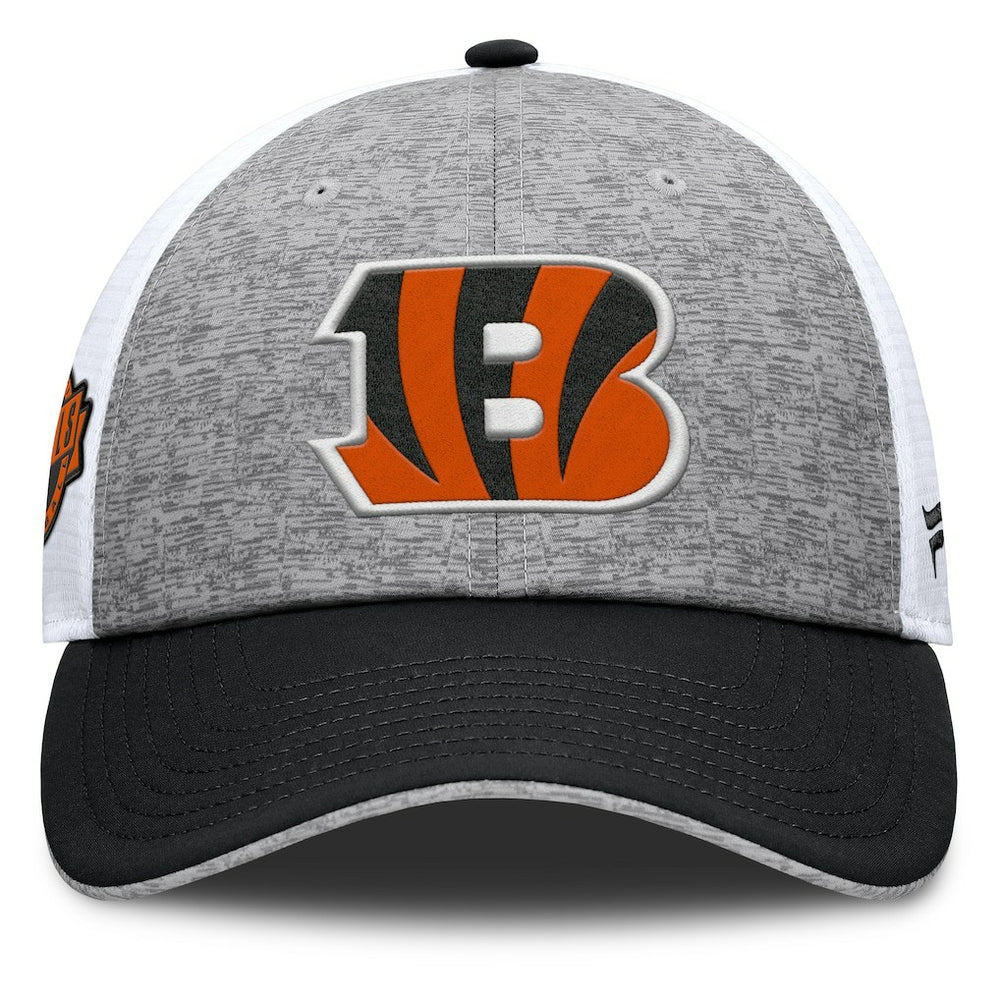 Cincinnati Bengals Option Trucker Adjustable Hat Gray/Black - Fanatics