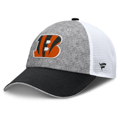 Cincinnati Bengals Option Trucker Adjustable Hat Gray/Black - Fanatics