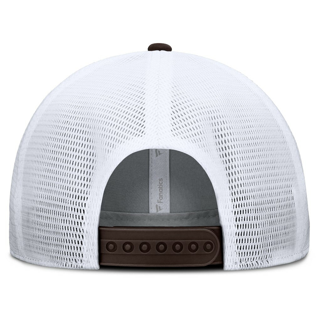 Cleveland Browns Option Trucker Adjustable Hat Gray/Brown - Fanatics