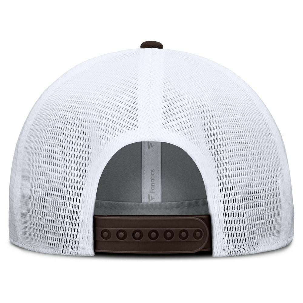 Cleveland Browns Option Trucker Adjustable Hat Gray/Brown - Fanatics