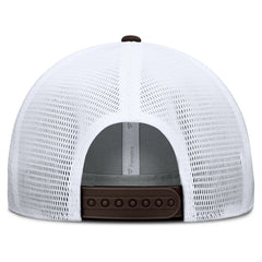 Cleveland Browns Option Trucker Adjustable Hat Gray/Brown - Fanatics