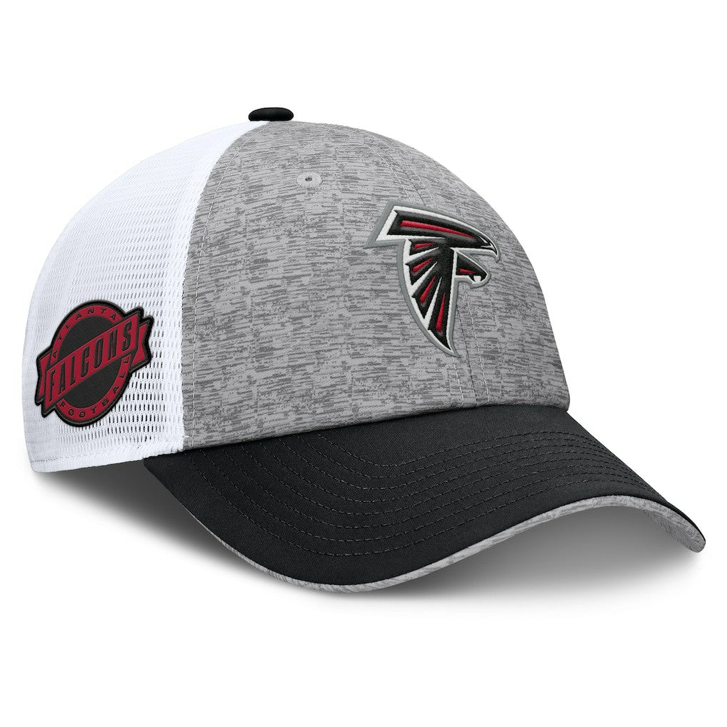 Atlanta Falcons Option Trucker Adjustable Hat Gray/Black - Fanatics