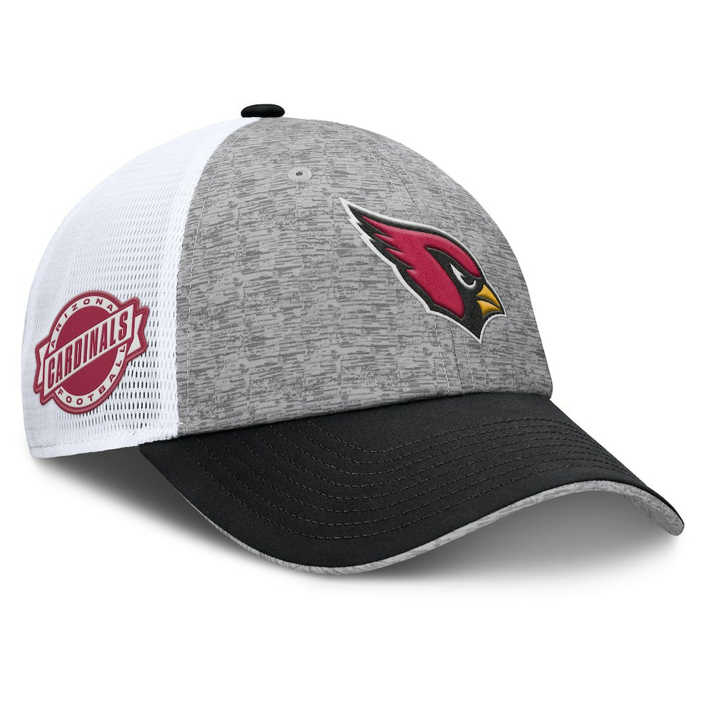 Arizona Cardinals Option Trucker Adjustable Hat Gray/Black - Fanatics